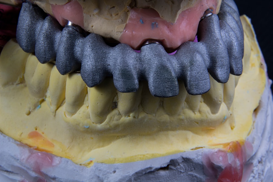 Photo teeth sandblasting